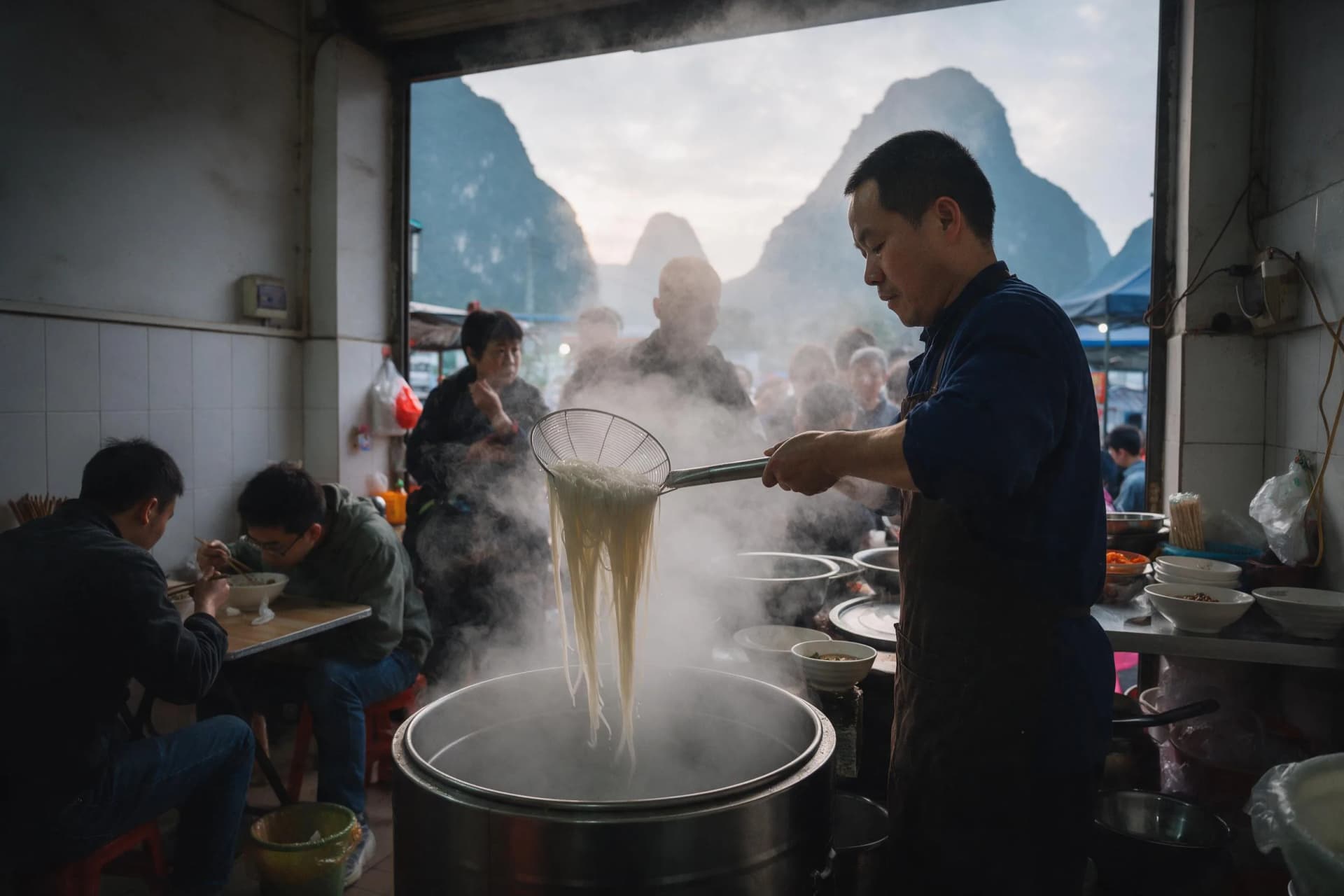 Guilin: noodles di riso, mercati notturni e pesce alla birra