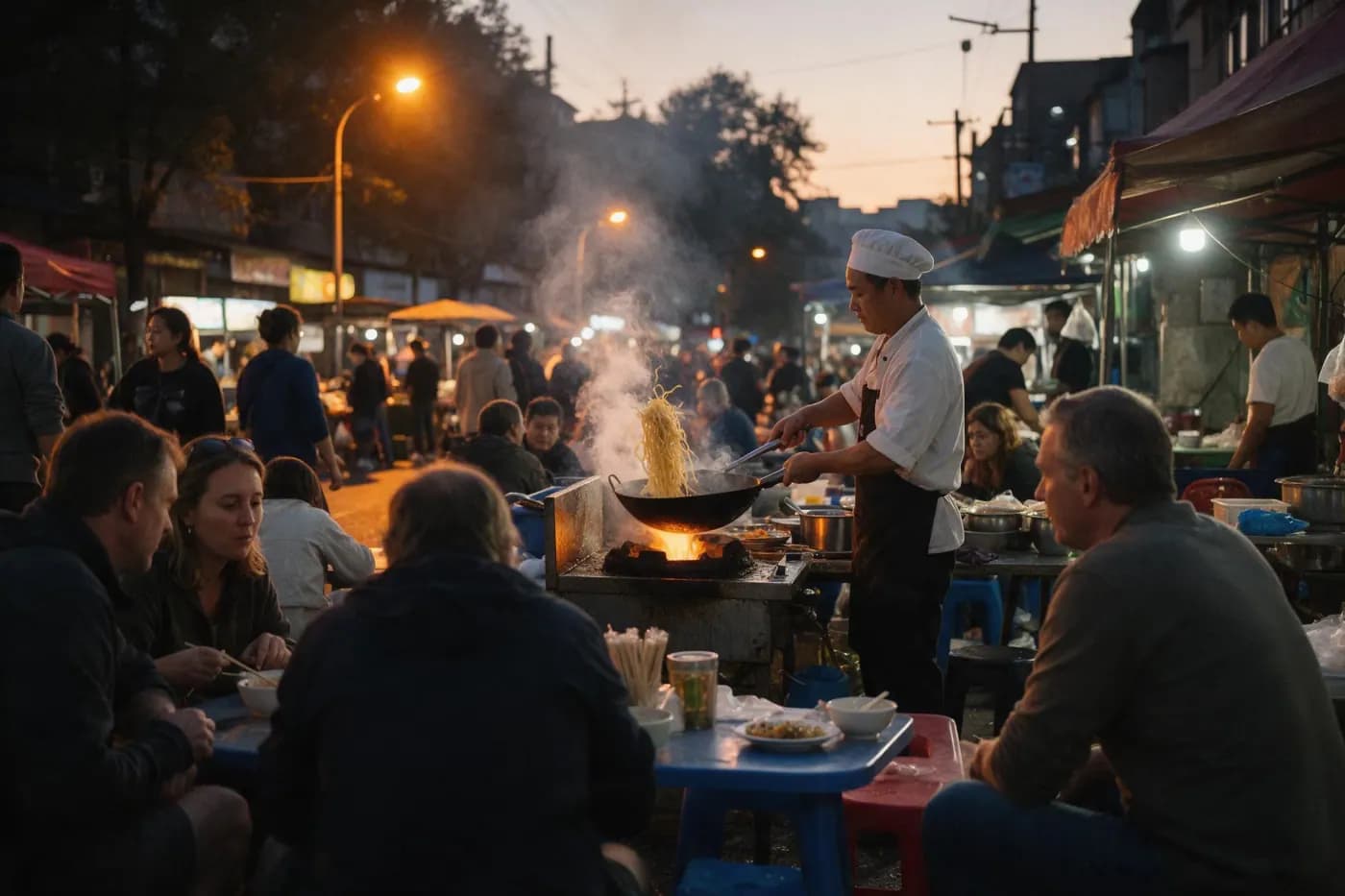 Regional Chinese dishes served on a table